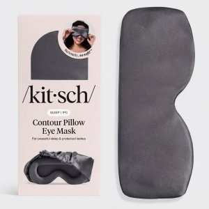 Charcoal Contour Pillow Eye Mask